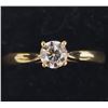 Image 1 : 10K Yellow Gold Diamond (0.26Ct,Vs,Fg) Ring (~Size 6) (~weight 1.4g), Appraised Retail $1500