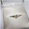 Image 4 : 10K Yellow Gold Diamond (0.26Ct,Vs,Fg) Ring (~Size 6) (~weight 1.4g), Appraised Retail $1500