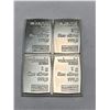 Image 1 : Valcambi Suisse .999 Pure Silver 1 G Wafer Bars LOT of 4