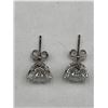 Image 2 : 2.00 CT TW GRA CERTIFIED MOISSANITE VVS D COLOR SET IN STERLING SILVER EARRINGS RETAIL VALUE $1,425.