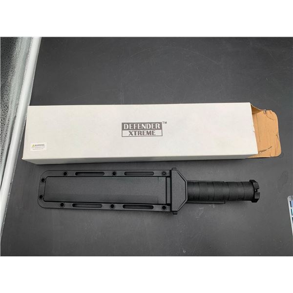 Defender Extreme 8 Inch Blade Double Edge Tactical Dagger  with Sheath NEW in BOX -Model 13582
