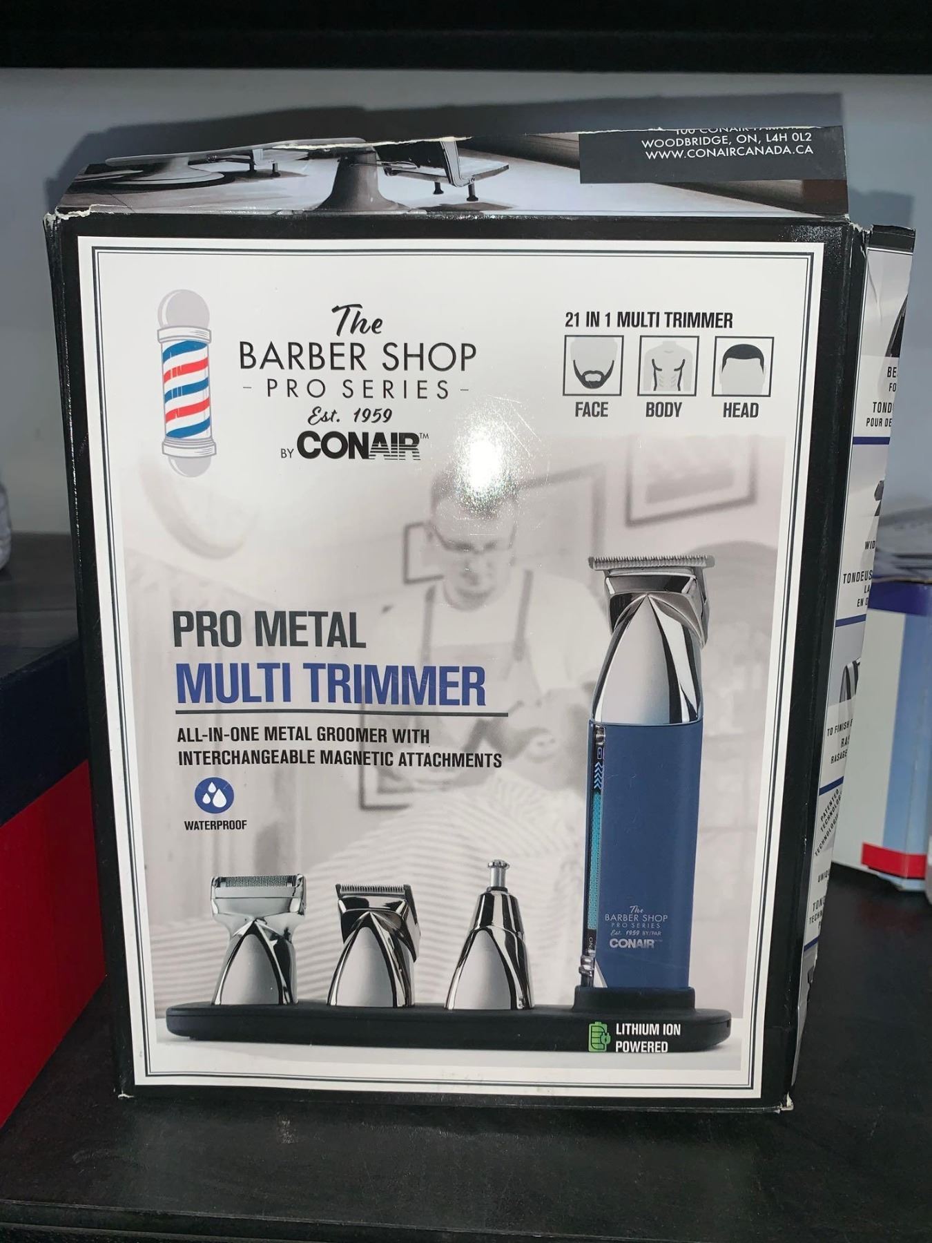 The Barber Shop Pro Metal Multi-Trimmer All In One Metal Groomer With ...