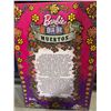 Image 4 : Barbie Signature Fashion Doll, 2023 Dia de Muertos Collectible Wearing Ruffled Pink Gown & Holding T