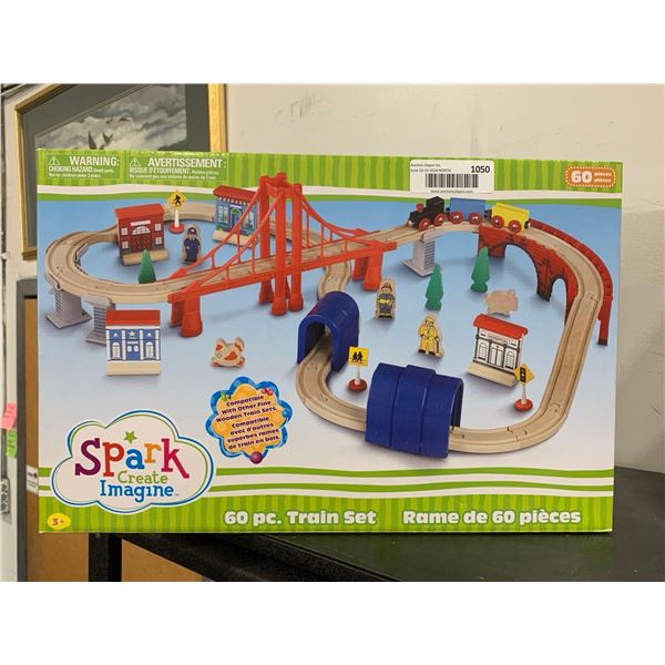 Spark Create Imagine 60 Pc Train Set Wood