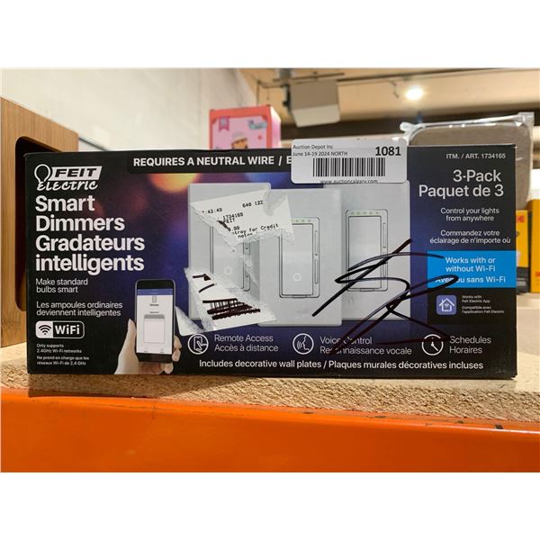 Feit Electric Smart Dimmers Pack of 3