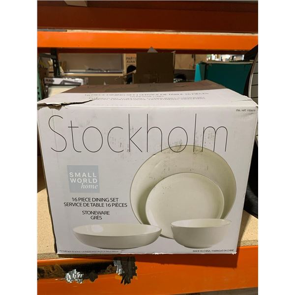 Stockholm 16pc Dining Set Stoneware