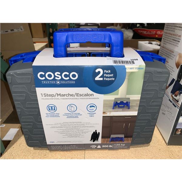 Cosco 1 Step Folding Step Stool Pack of 2
