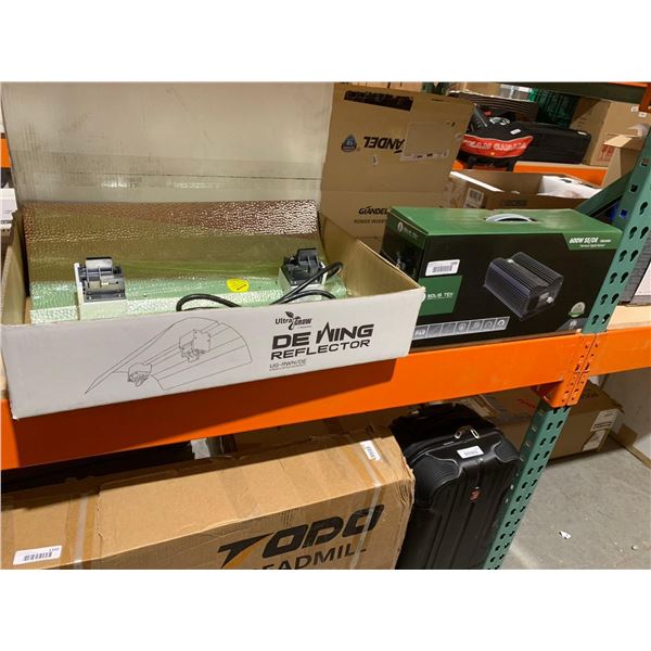 UltraGrow DeWing Reflector UG-RWN/DE & SolisTek 600W SE/DE Digital Ballast