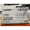 Image 3 : Parmida LED Tech 12 Pack 4" 10W LED Disk Light