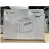 Image 2 : BUYDEEM DT620 2 Slice Toaster, Extra Wide Slots, Retro Stainless Steel with High Lift Lever, Bagel a