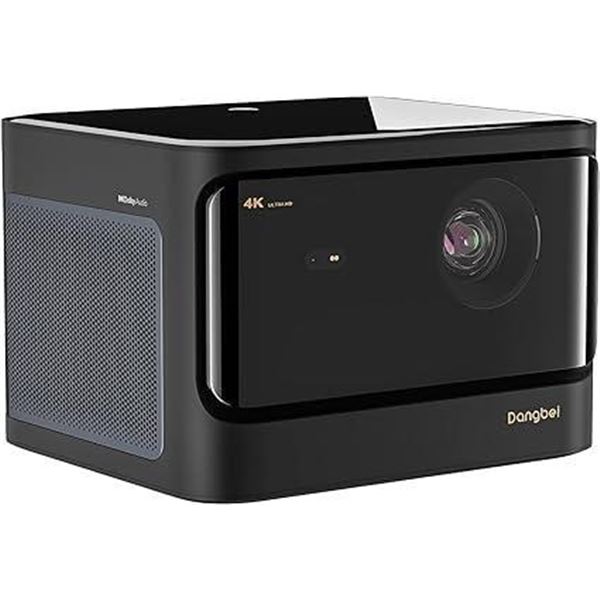 Dangbei DBX3 Pro Projector 4K, 1800 ISO Lumens DLP Projector with Android 4GB+128G, Dual 10W HiFi Sp