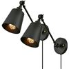 Image 3 : Wall Sconces Set of 2, Metal Cage Farmhouse Wall Mounted Lights, Industrial Wall Sconce Bathroom Lig