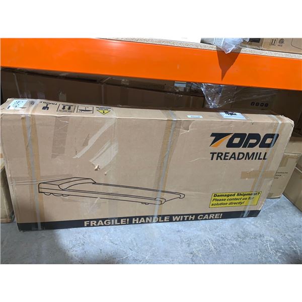 Under Desk Treadmill TODO Portable Walking Pad Treadmill, Quiet Flat Slim with Remote Control and LE