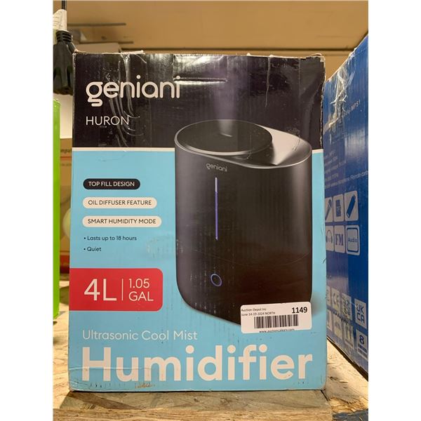 Geniani Huron 4L Humidifier Ultrasonic Cool Mist