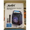 Image 2 : Moukey Karaoke Machine Speaker with Microphone - Bluetooth 6.5'' Speaker, Portable PA Stereo System 