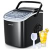 Image 1 : Ecozy Portable Ice Maker Countertop, 9 Cubes Ready in 6 Mins, 26 lbs in 24 Hours, Self-Cleaning Ice 