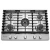 Image 1 : KitchenAid KCGS550ESS Gas Cooktop, 30 inch Exterior Width, 5 Burners, Stainless Steel color