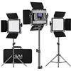 Image 1 : GVM RGB LED Video Lighting Kit, 800D Studio Video Lights with APP Control, Film Lights Kit for YouTu