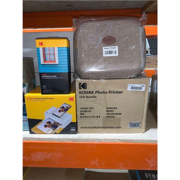 KODAK Dock Plus 4PASS Instant Photo Printer (4x6 inches) + 90 Sheets Gift Bundle (10 Initial Sheets 