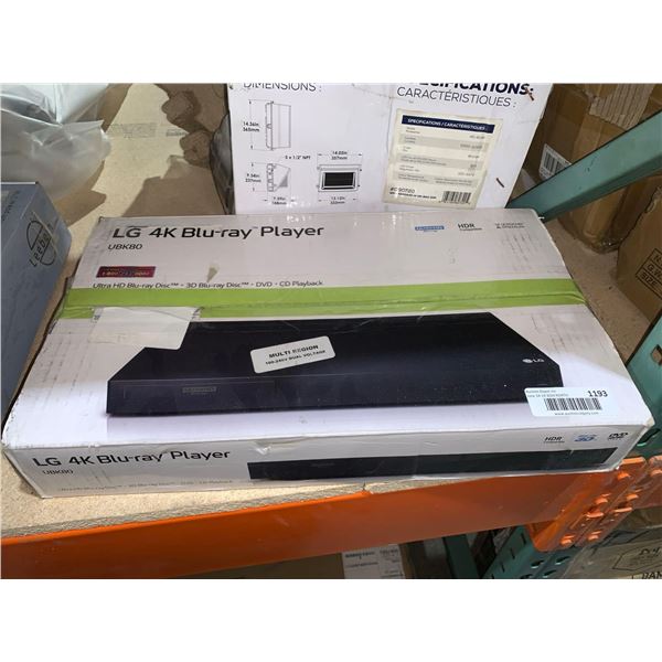 LG 4K Blu-Ray Player