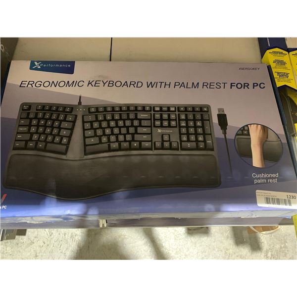 XPerformance - Ergonomic Keyboard with Palm Rest