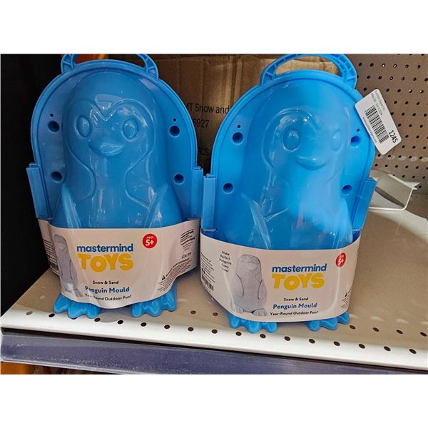 Lot of 2 Penguin Sand/ Snow Moulds