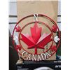 Image 1 : Koppers - Red Aluminum Maple Leaf Wall Decor