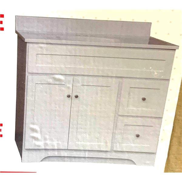 Homebase 36" Madeline Vanity - 1 Double Cupboard - 2 Drawers