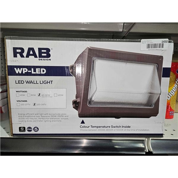RAB Design WP-LED Wall Light 40-8- Watt