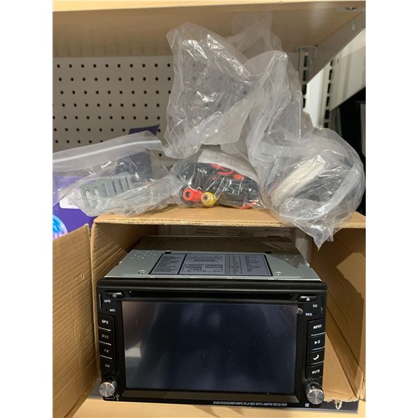 Double DIN - DVD/VCD/CD/MP3 Player with AM/FM Receiver