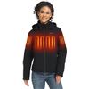 Image 1 : ORORO Women's Dual Control Heated Jacket with 5 Heat Zones, Up to 20 Hours of Warmth - Medium