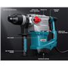 Image 1 : ENEACRO 1-1/4 Inch SDS-Plus 1500W Heavy Duty Rotary Hammer Drill, Safety Clutch 4 Functions with Vib