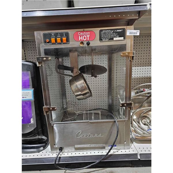 Cretors T2000 commercial popcorn machine