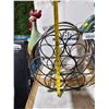 Image 4 : Pier 1 Imports Farmhouse Rooster Metal Wine Rack Holds 7 Bottles New