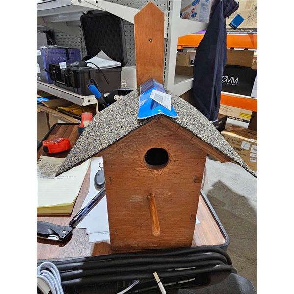 Locally Hand Made Wooden Shingled Bird House