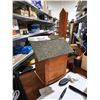 Image 2 : Locally Hand Made Wooden Shingled Bird House