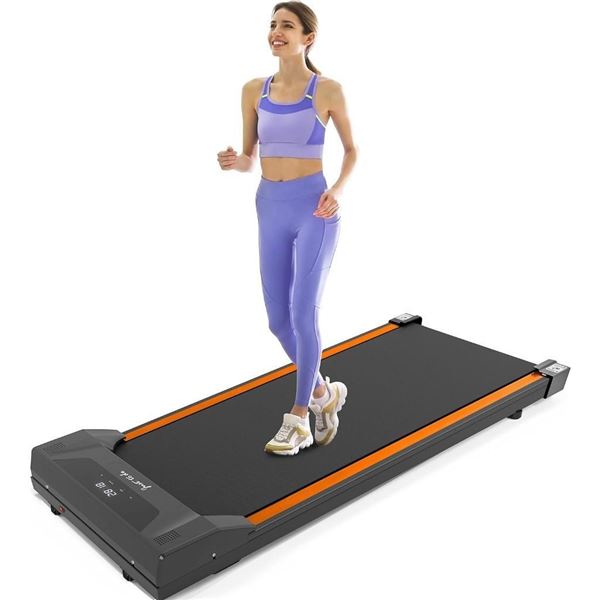 Under Desk Treadmill TODO Portable Walking Pad Treadmill, Quiet Flat Slim with Remote Control and LE