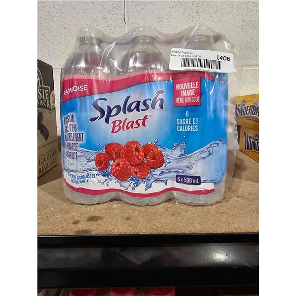 Raspberry Splash blast naturally flavored water beverage 12 * 500 ml