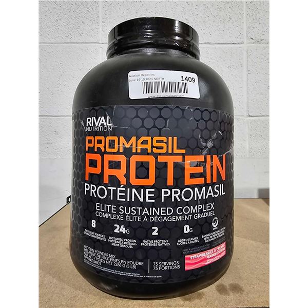 Rival nutrition promasil protein powder strawberries and cream 5 lb