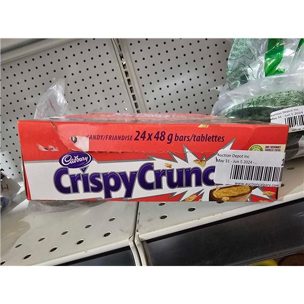 Crispy Crunch Candy Bars 24x48g