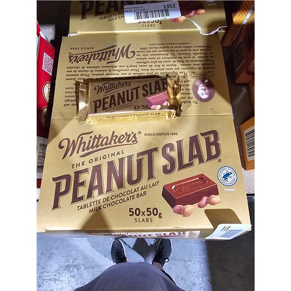 Whittakers Peanut Slab - 50x50g