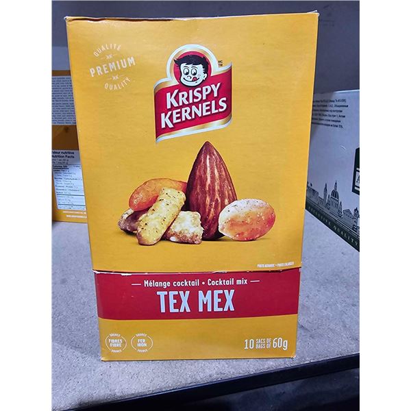 Krispy kernels cocktail mix Tex-Mex snacks 10 * 60 G