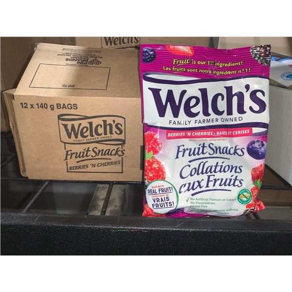 Welch's Fruit Snacks Berries 'n Cherries 12 x 140g