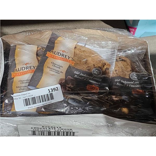 Audrey's Patisserie Chocolate Chunk Cookies 10x100g