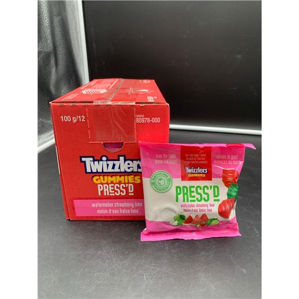 Twizzlers Press'd Gummies-Watermelon Strawberry Lime (12 x 100g)
