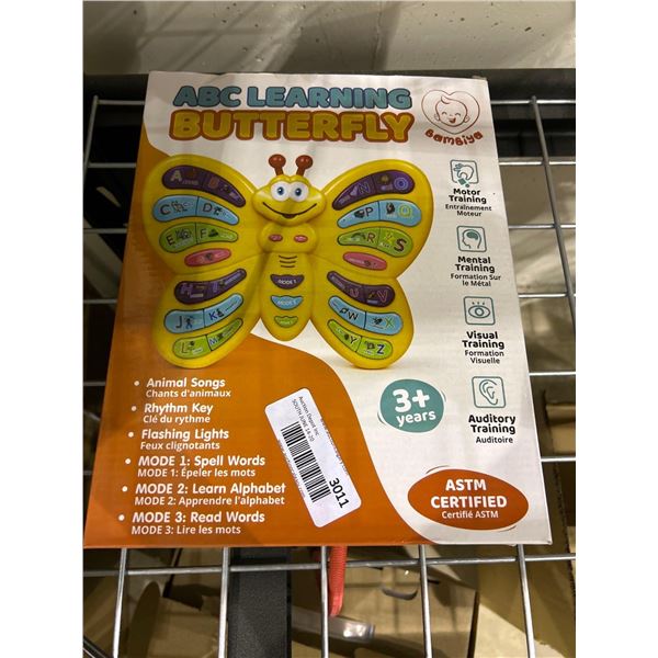 ABC learning butterfly, childrens educational butterfly toy