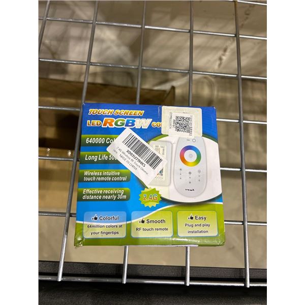 Touchscreen LED RGB light controller