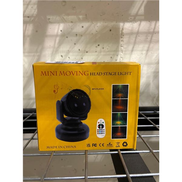 Mini moving LED stage light with remote control