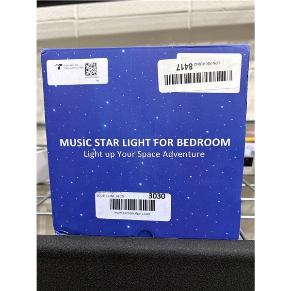 Musical star projection light for bedroom
