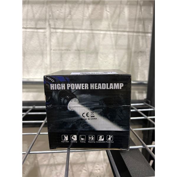 High powered wearable headlamp light